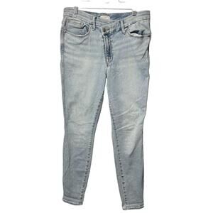 Good American Womens Size 10 Light Blue High-Rise Skinny Jeans